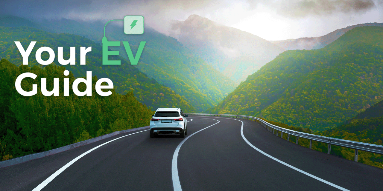 Image of car with EV charger plugged in